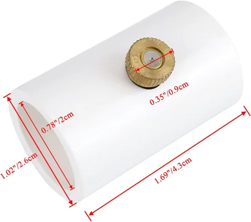 Miniatura 2 de CozyCabin Divisor de PVC de 1/2 pulgada con boquilla de niebla de latón (paquete de 10)