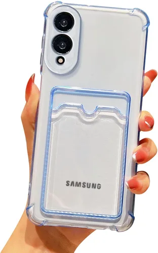 Miniatura 141 de Tuokiou Funda para Samsung Galaxy A14 5G, Fundas Protectoras Transparentes con Ranura para Tarjetas, Funda Cartera de TPU Suave Ajustada Resistente