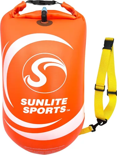 Sunlite Sports Boya de natación de alta calidad, altamente visible, impermeable, de seguridad, flotador, entrenamiento para natación en aguas Boya