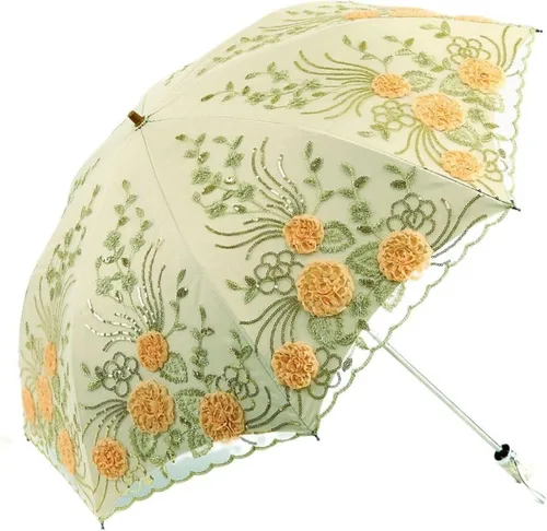Miniatura 75 de Honeystore - Parasoles de encaje de flores para fiesta de boda, paraguas nupcial de encaje