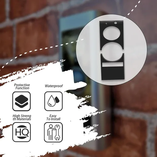 Miniatura 7 de Protector de pantalla de repuesto compatible con Ring Doorbell Pro versión anterior (1 unidad)
