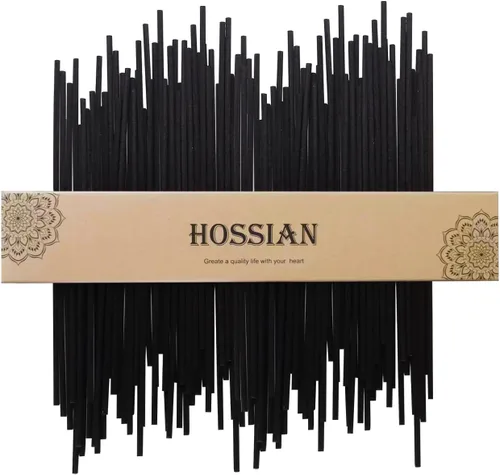 Miniatura 10 de HOSSIAN 50 varillas difusoras de varillas de 7.87 pulgadas de ratán natural, repuesto de difusor de varillas de color primario