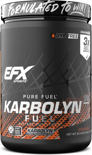 Miniatura 34 de EFX Sports Karbolyn Fuel Polvo de Carbohidratos de Absorción Rápida Carga de Carbohidratos, Energía Sostenida, Recuperación Rápida Libre