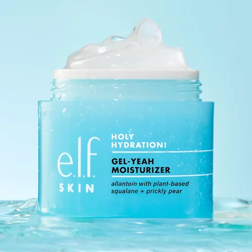 Miniatura 4 de e.l.f. SKIN ¡Santa hidratación! Gel-Yeah Hidratante, Hidratante ligero para una piel rellena e hidratada, infundido con escualano, vegano y libre