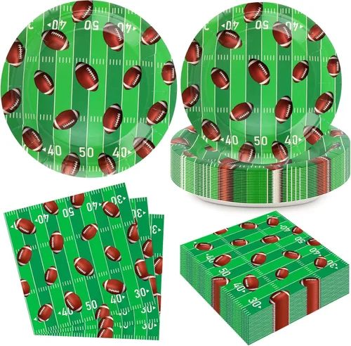 Miniatura 11 de 50 platos y servilletas de papel de fiesta de los 90 para platos de postre de los 90, decoración temática de los años 90, juego de vajilla