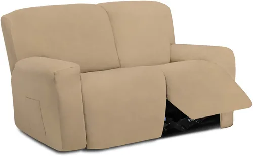 Miniatura 31 de Easy-Going - Funda elástica de microfibra para sofá reclinable seccional, suave vellón ajustable a tu sofá de 2 cuerpos, lavable, protege tus