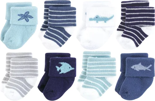 Miniatura 21 de Hudson Baby - Calcetines de algodón para bebés recién nacidos y Terry para niñas bebés