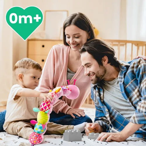 Miniatura 6 de Sumobaby juguetes musicales de peluche para bebés de 0-3-6-12 meses, juguetes multisensoriales con crujido y sonajeros, juguetes para tiempo boca