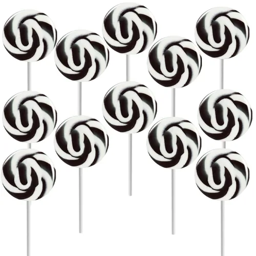 Miniatura 17 de Fruidles Paquete de 24 paletas de remolino de manzana verde, dulces de caramelo, recuerdos de fiesta, 1.5 pulgadas envueltas individualmente