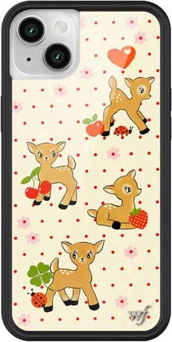 Miniatura 56 de Fundas Wildflower - Realización Par x Devon Lee Carlson, Compatible con Apple iPhone 13/14 Rojo, Ranas, Colaboración - Protector de goma negro