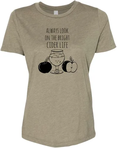 Miniatura 9 de Cute Women's Screen Printed Crew Neck Tee, Shirts With Sayings, Dusty Blue or Olive