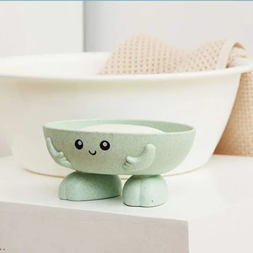 Miniatura 2 de Balana Jabonera de 4.92 x 2.36 pulgadas para niños, diseño de caja de jabón resistente al deslizamiento, adecuado para encimeras de ducha, baño