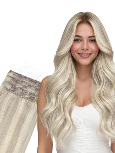 Miniatura 79 de WENNALIFE Extensiones de cabello humano real, 20 pulgadas, 3.53 onzas, color marrón chocolate, trama, cabello Remy atado a mano, extensiones