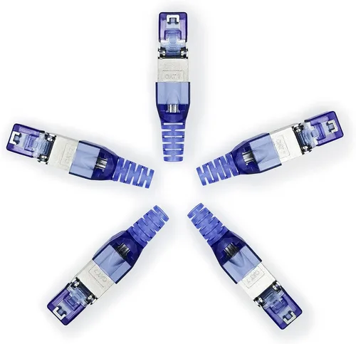 Miniatura 9 de Caja de conexiones Ethernet, conector de empalme a tope de cable de red CAT6A/CAT6E/CAT6/CAT5E/CAT5E/CAT5, terminal de tipo perforado blindado sin