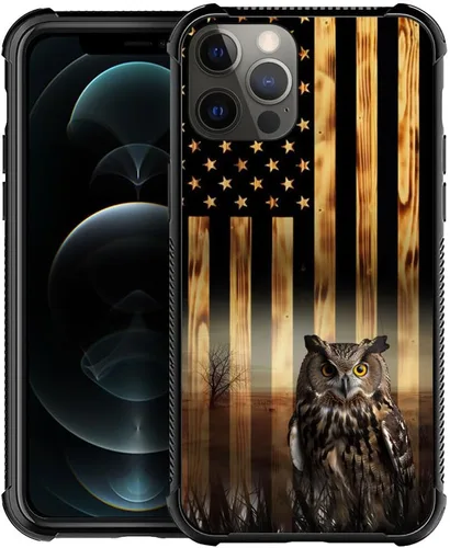 Miniatura 9 de Funda compatible con iPhone 13 Pro Max, fundas para niñas y mujeres, bandera estadounidense águila