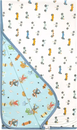 Miniatura 81 de Copper Pearl Manta de bebé jumbo de 3 capas: edredones suaves para niños y niñas Transpirable, acogedora manta para niños pequeños Edredón