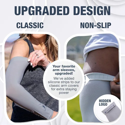 Miniatura 2 de SportsTrail Mangas Refrescantes para Brazos para Hombres y Mujeres – Transpirables, Protección Solar UV, Mangas Deportivas para Brazos para Mujeres