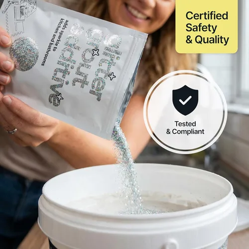 Miniatura 7 de Hemway Aditivo de lechada con purpurina de 3.53 oz para azulejos, baño, habitación húmeda, cocina, fácil de usar, añadir/mezclar con resina epoxi