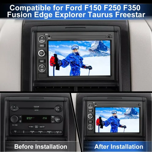 Miniatura 3 de Radio de coche Android 13 compatible con Ford F150 F250 F350 Fusion Edge Explorer Taurus Freestar, audio estéreo para automóvil con CarPlay