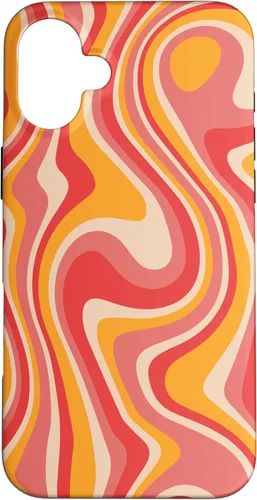 Miniatura 21 de iPhone 11 Pro Max Retro Groovy Liquid Swirl Hippie 70's 80's Psychedelic Phone Case