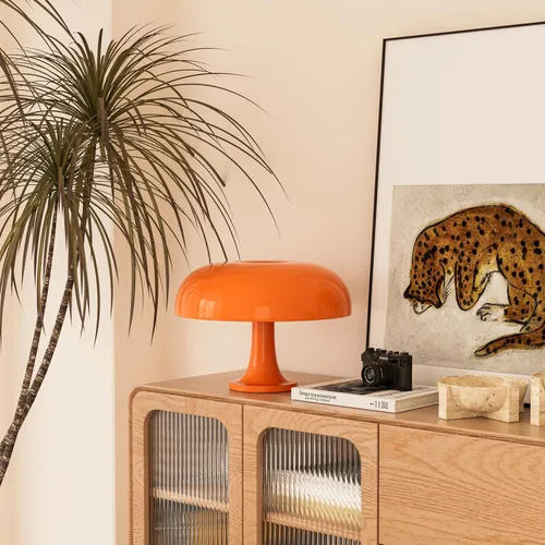 Miniatura 3 de Huga Collective Mandarin Dream - Lámpara de mesa regulable Lámpara de mesa de hongos retro vintage para iluminación ambiental