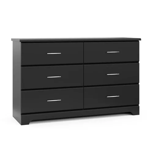 Miniatura 20 de Storkcraft - Cómoda de 4 cajones Brookside (color gris), con certificado GREENGUARD Gold, para habitación de bebé o niños, organizador