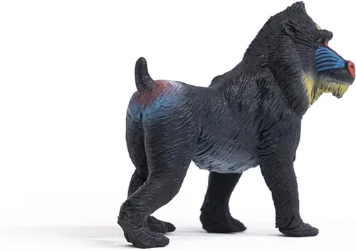 Miniatura 5 de Schleich Wild Life - Figura realista de mono mandril, juguete auténtico y altamente detallado, duradero para la educación y juego divertido