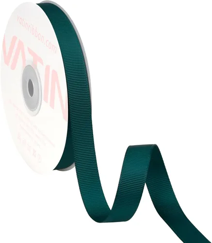 Miniatura 88 de Vatin - Rollo de cinta de grogrén, rollos de 25-50 yardas, perfecto para decoración de bodas, coronas, baby showers, envolturas de paquete de regalo