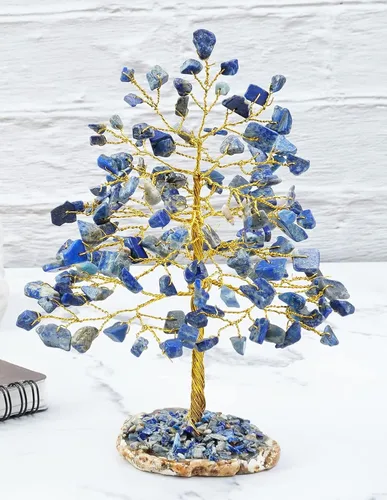 Miniatura 19 de Árbol de la vida de 7 chakras - Árbol de cristal para energía positiva - Árbol de piedras preciosas - Árbol de siete chakras Sabiduría espiritual