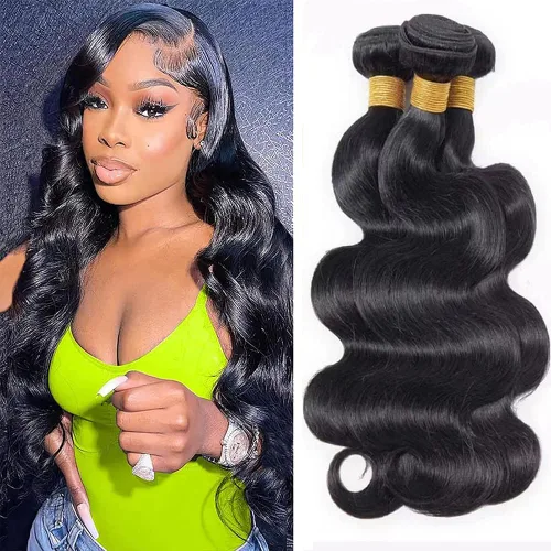 Miniatura 85 de Color 30 paquetes de cabello humano marrón onda del cuerpo paquetes 8 10 12 pulgadas brasileño virgen Remy extensiones de cabello humano doble trama
