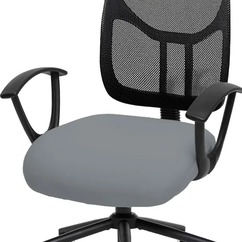 Miniatura 40 de Fundas elásticas para asiento de silla de oficina de escritorio - Funda universal de spandex para silla de computadora - Fundas removibles lavables