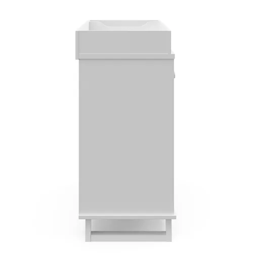 Miniatura 8 de Storkcraft - Cómoda de cambiador para guardería moderna (blanco con blanco) – Certificado Gold GREENGUARD, cómoda para guardería, cambiador