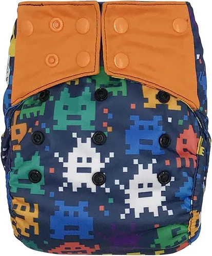 Miniatura 11 de Cubierta impermeable reutilizable para pañales: para pañales de tela preplegados, planos, ajustados o insertos (átomo)