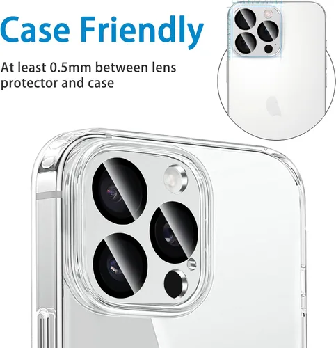Miniatura 81 de Protector de lente de cámara diseñado para iPhone 12 Pro Max, con diamantes de imitación 3D con diamantes de imitación 9H, vidrio templado, Rosado