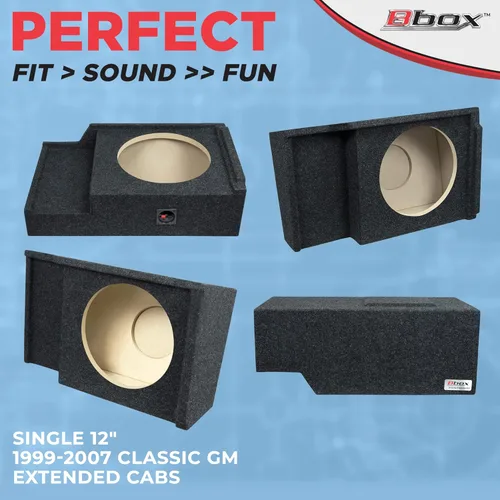 Miniatura 6 de Atrend Bbox Caja Individual Sellada de Subwoofer de 12 Pulgadas - Cajas de Subwoofer Selladas Accu-Tuned - Caja de Subwoofer que Mejora la Calidad
