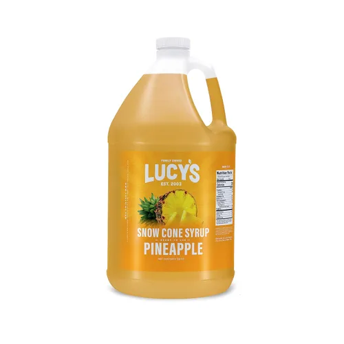 Miniatura 9 de Lucy's Family Owned – Jarabe para cono de nieve de raspado – 1 galón (128 onzas)