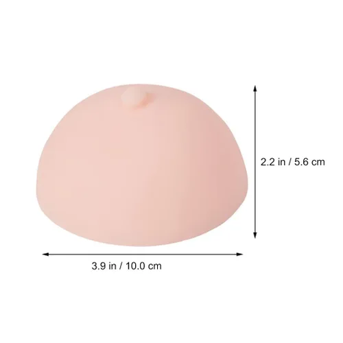 Areola de silicona 3D para el pecho, 2 piezas de Amber Lash Tattoo Practice imitación piel y cuerpo para una experiencia realista de PMU