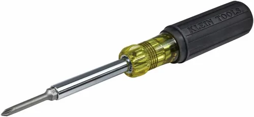 Miniatura 8 de Klein Tools 32559 - Destornillador/Llave de tuerca multibroca, herramienta de alcance extendido 6 en 1 con llave de tuerca, puntas Phillips