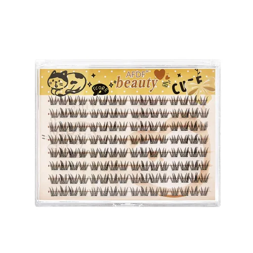 Miniatura 11 de Extensión de Pestañas DIY Efecto 3D Natural Individual 9/11/12mm Pestañas 80 Racimos Pestañas de Volumen Set Mixto, Extensión de Pestañas Caseras
