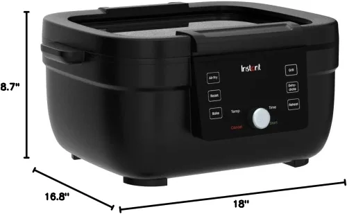 Miniatura 8 de Instant Pot Freidora de aire 6 en 1 y parrilla interior con horneado, recalentamiento y deshidratación, de los fabricantes de olla instantánea