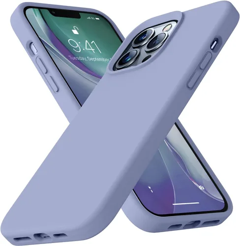 Miniatura 9 de Funda compatible con iPhone 13 de 6.1 pulgadas, de silicona líquida premium [forro de microfibra suave antiarañazos], goma de gel, protección Uva