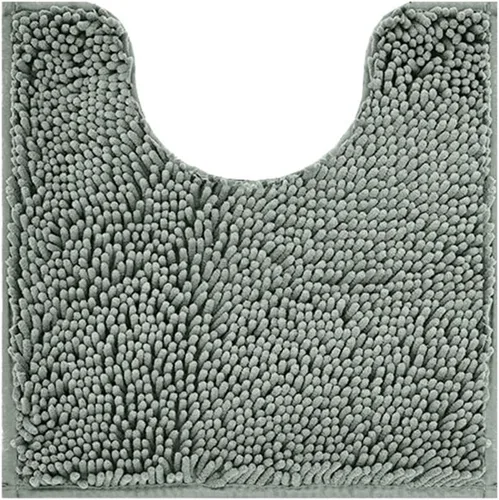 Miniatura 4 de Reyox Tapete de baño de felpilla, tapetes para inodoro en forma de U, tapete de baño de felpa suave, absorbente y peludo, tapete de contorno