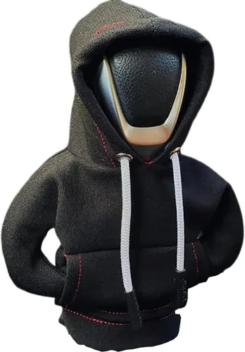Miniatura 4 de Topaliving Sudadera con capucha para palanca de cambios de automóvil, divertida perilla de palanca de cambios, suéter para invierno, funda