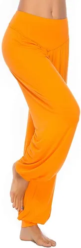 Miniatura 15 de Pantalones de algodón modal para mujer de AvaCostume, pantalones suaves para practicar yoga o deportes.
