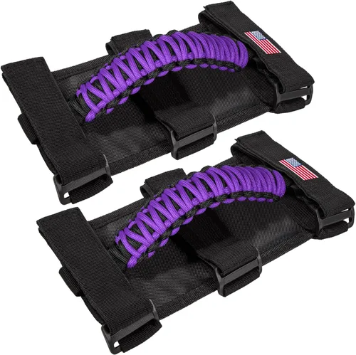Miniatura 22 de Asas de agarre para Jeep Wrangler JK JKU JL JLU TJ YJ Sports Sahara Freedom Rubicon Unlimited Gladiator JT 1955-2023 UTV ATV Accesorios Premium 550