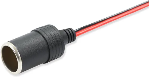 Miniatura 3 de ELECTOP Cargador de Coche para Encendedor de Cigarrillos, Conector Hembra, Cable de Adaptador