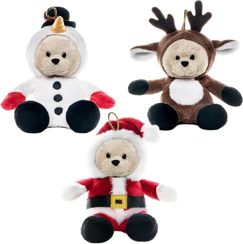 Miniatura 8 de My OLi Animal de peluche de alpaca de 15 pulgadas, con pijama y gorro de noche, almohada suave para abrazar, regalo de cumpleaños para bebés, niños