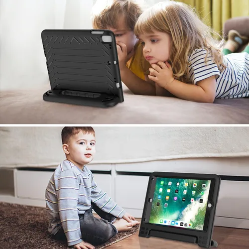 Miniatura 3 de AVAWO funda para iPad 9.7" 2017, para niños., Negro