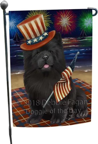 Miniatura 25 de Doggie of the Day Chow Chow Dogs Garden Flags - 4th of July Independence Day - Double Sided- Yard Porch Lawn Spring Decorative Gift - Home Decor 12