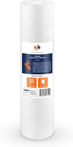 Miniatura 8 de Aquaboon Cartucho de filtro de sedimentos para toda la casa de 5 micrones, 20 x 4.5 pulgadas, repuesto de filtro de agua de 20 pulgadas, compatible